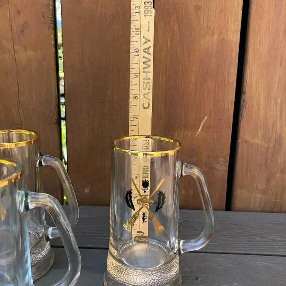 Vintage MCM Curling Beer  Steins - Picture 8 of 8